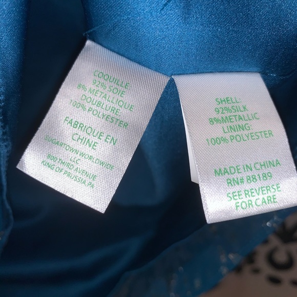 Lilly Pulitzer Elenora Silk Dress Inky Tidal - Picture 6 of 10